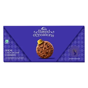 Sunfeast Baked Creations Rich Choco Chip Cookies (120 Gms)