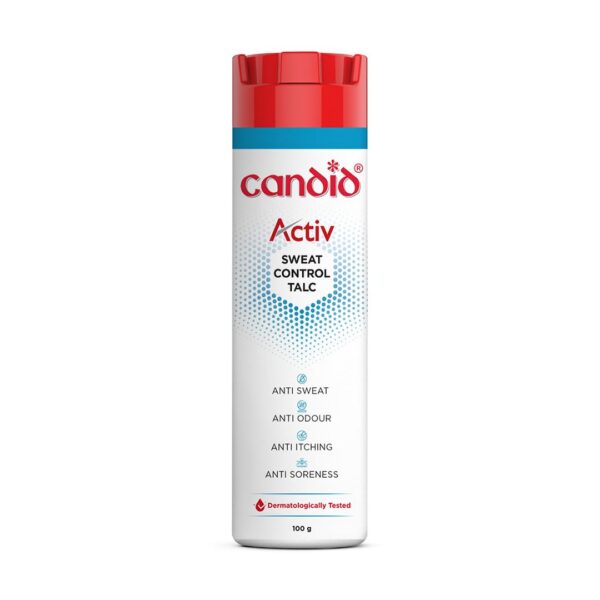 Candid Activ Antiperspirant Talcum Powder (100 g)