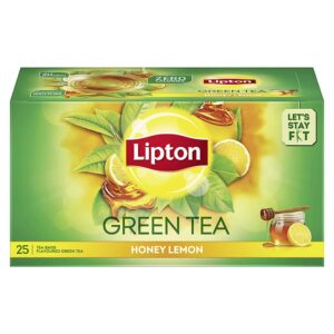 Lipton Honey Lemon Green Tea Bags (25 Pcs)