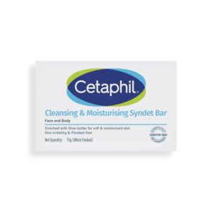 Cetaphil Cleansing & Moisturizing Syndet Soap (75 g)
