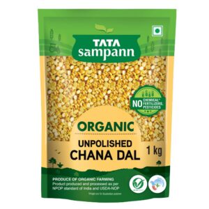 Tata Sampann Organic Chana Dal Unpolished (500 g)