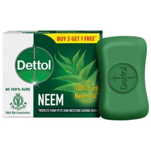 Dettol Neem Bathing Bar Buy 3 Get 1 Free (75 g each)