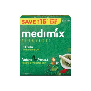 Medimix Ayurvedic Soap With 18 Herbs Pack of 3