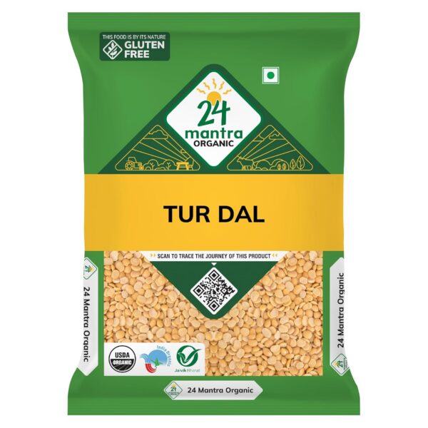 24 Mantra Organic Tur Arhar Dal (1000 g)