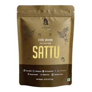 Adya Organics 100% Pure Chana Sattu Powder (1000 g)