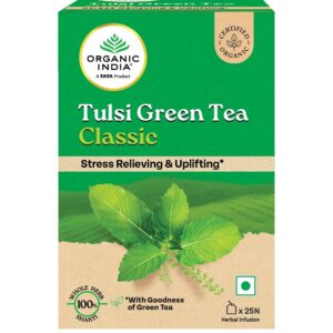 Organic India Tulsi Classic Organic Herbal Infusion Bags (25 Pcs)